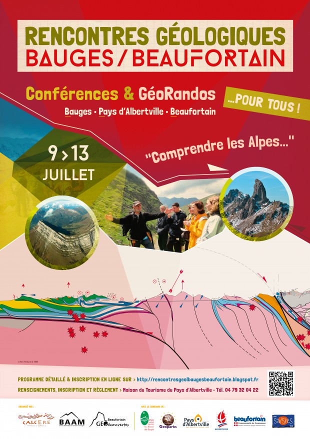 l'événement géologique de juillet : les 1éres Rencontres géologiques Bauges-Beaufortain